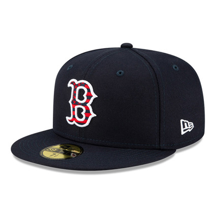 Boston Red Sox New Era 4th of July Jersey T-Shirt - Navy