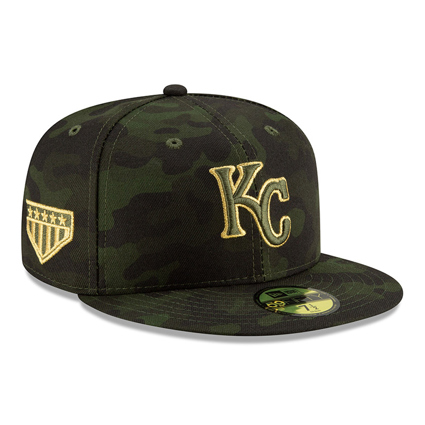 Kansas City Royals New Era 2021 Armed Forces Day On-Field 59FIFTY