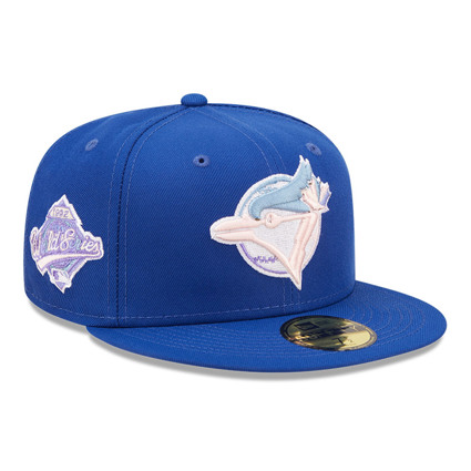 Official New Era Toronto Blue Jays MLB Nightbreak Royal Blue 59FIFTY Fitted  Cap B6239_292 B6239_292