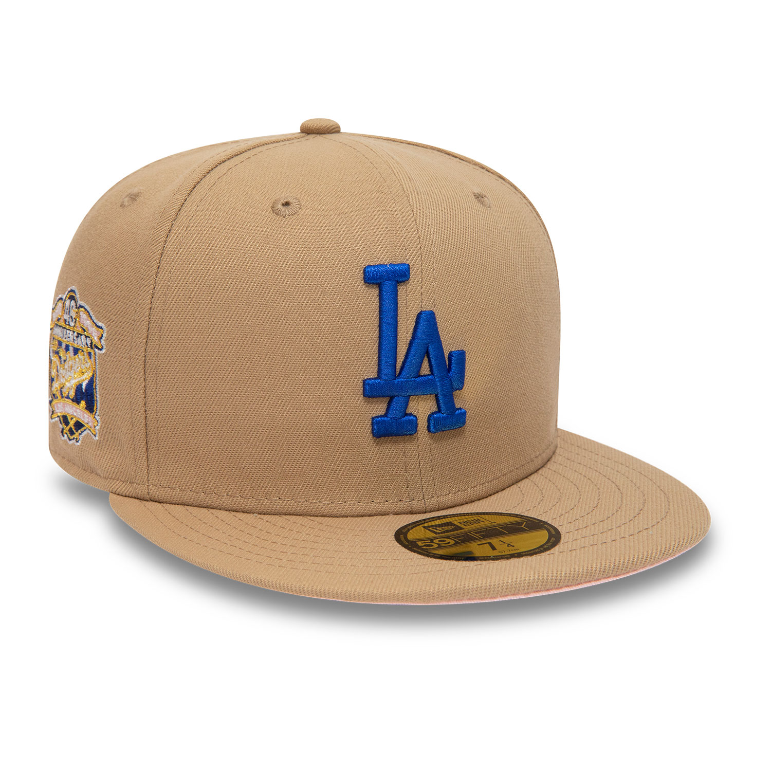 NEW ERA EXCLUSIVE 59FIFTY BROWN LOS ANGELES DODGERS W/ 100TH