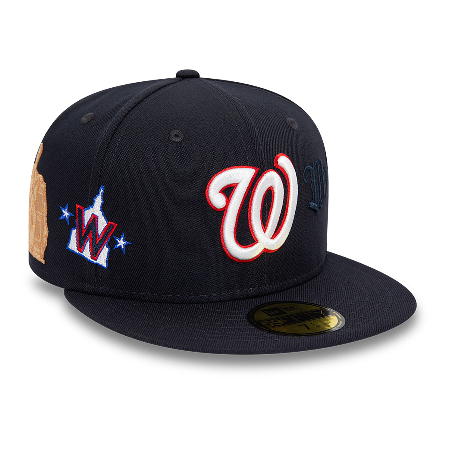 Men's New Era Light Blue/Red Washington Nationals Spring Basic Two-Tone 9FIFTY Snapback Hat