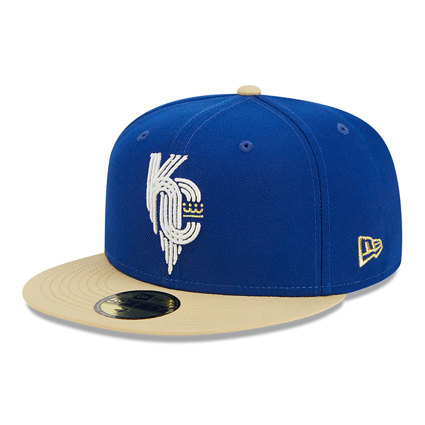 Kansas City Royals New Era Pastel Undervisor 59FIFTY Fitted Hat