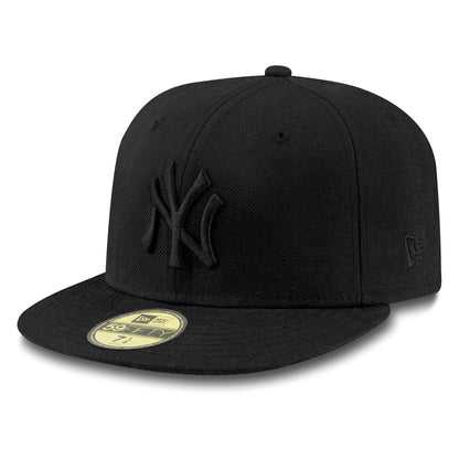 This is a New York Yankees Black on Black 59FIFTY Cap 1