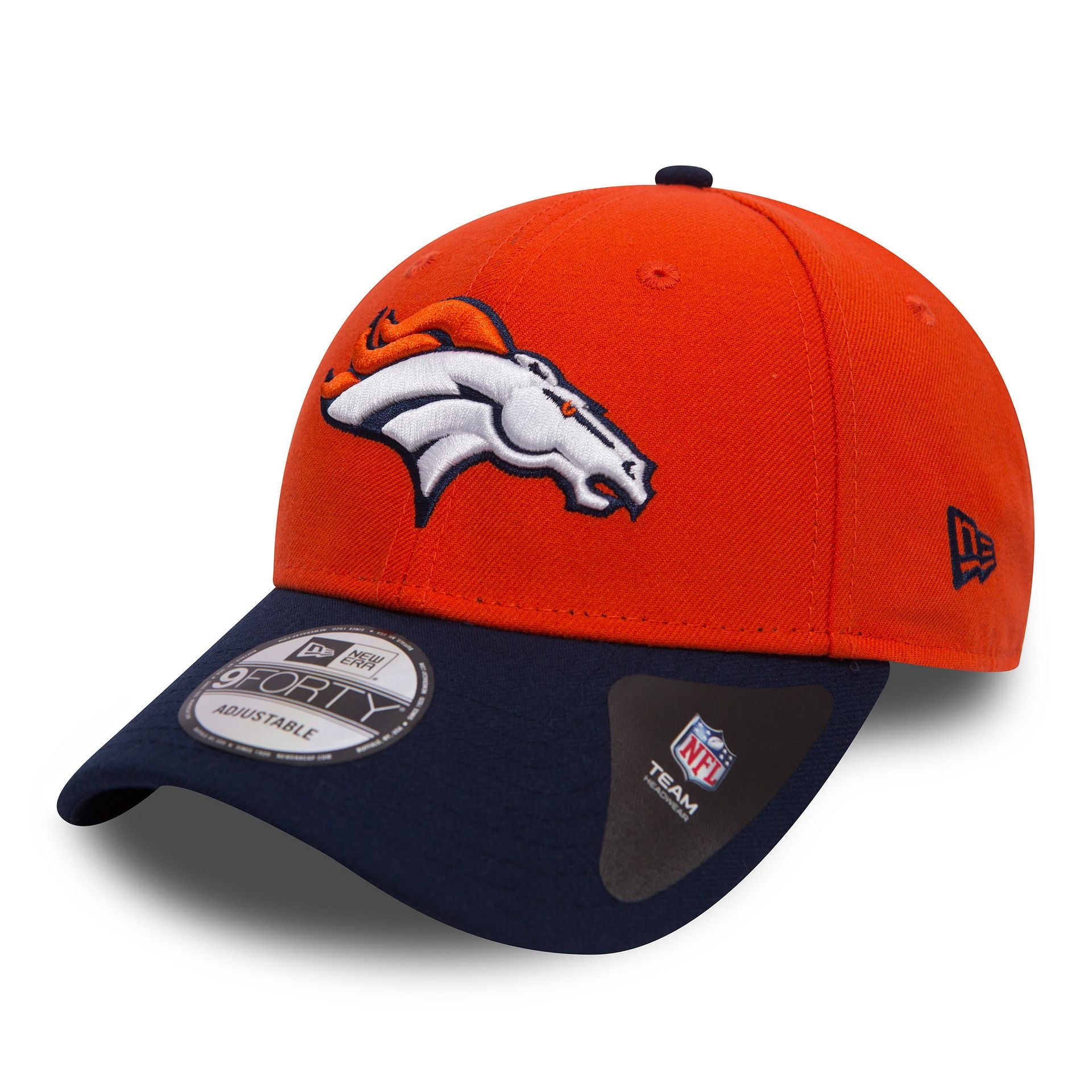 This is a Denver Broncos The League Orange 9FORTY Cap 1