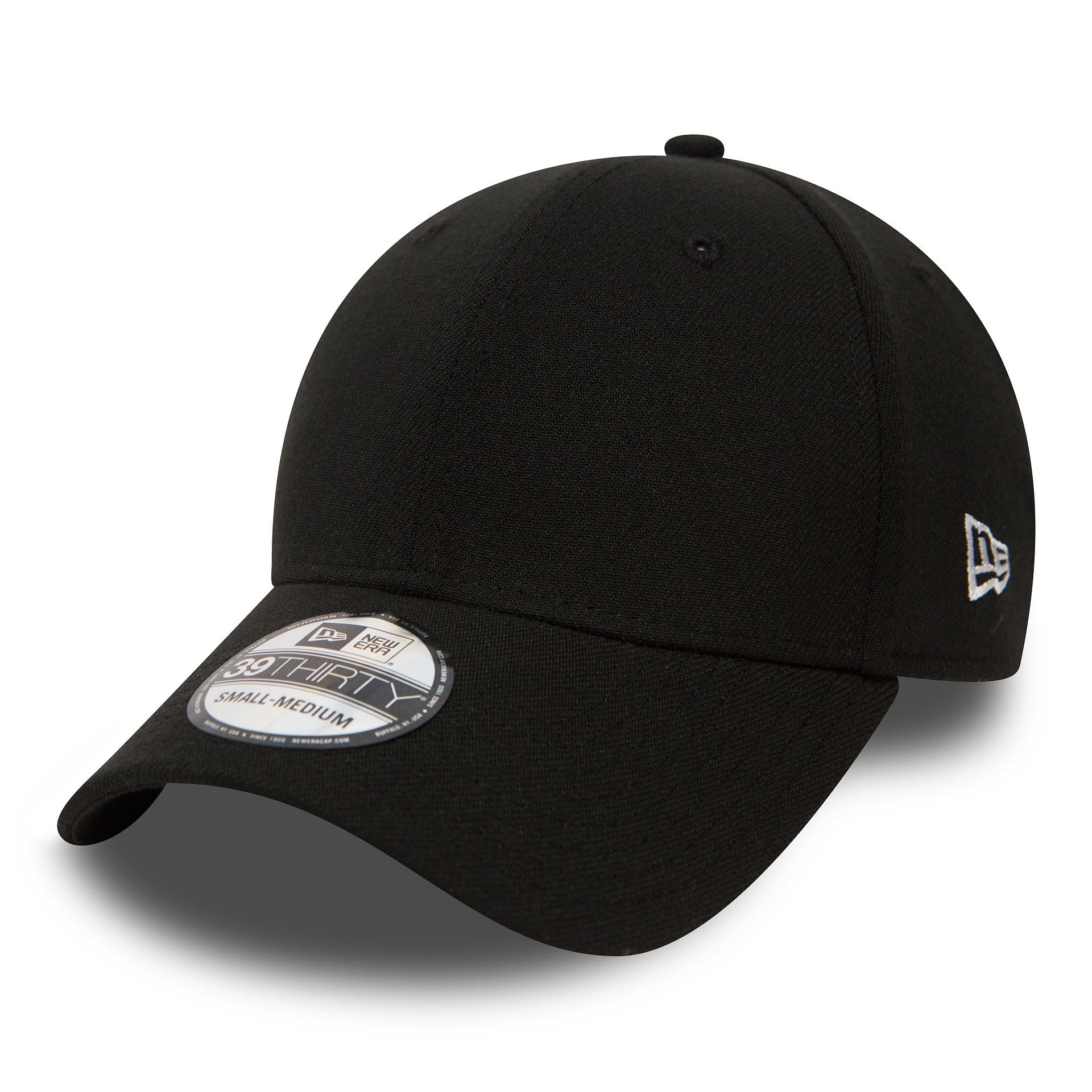 This is a New Era Flag Black 39THIRTY Cap 1