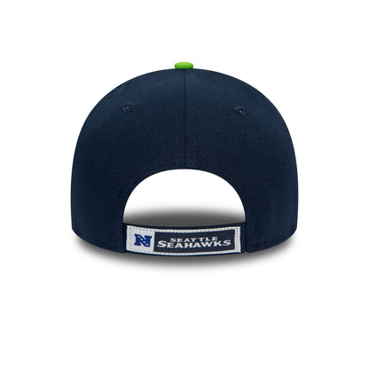 This is a Seattle Seahawks Youth The League Dark Blue 9FORTY Adjustable Cap 3