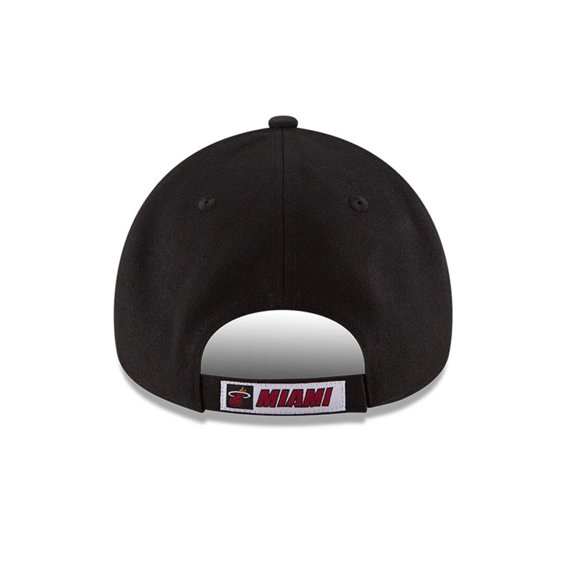 This is a Miami Heat The League Black 9FORTY Cap 5