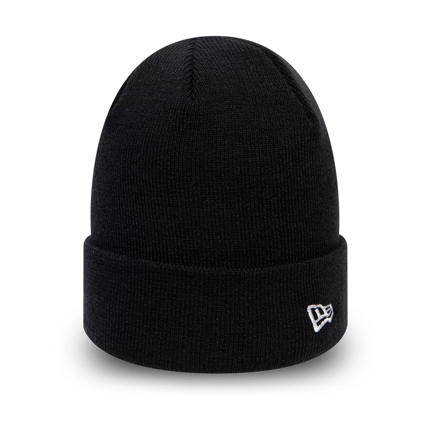 This is a New Era Essential Navy Cuff Beanie Hat 1