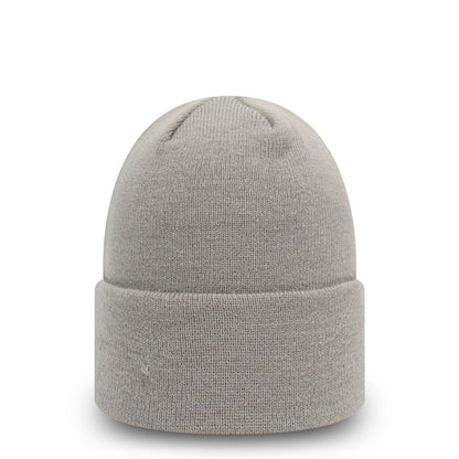 This is a New Era Essential Grey Beanie Hat 2