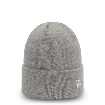 This is a New Era Essential Grey Beanie Hat 1