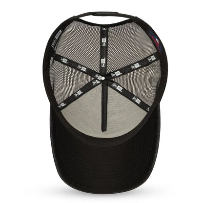 This is a LA Dodgers Tonal Black A-Frame Trucker Cap 5