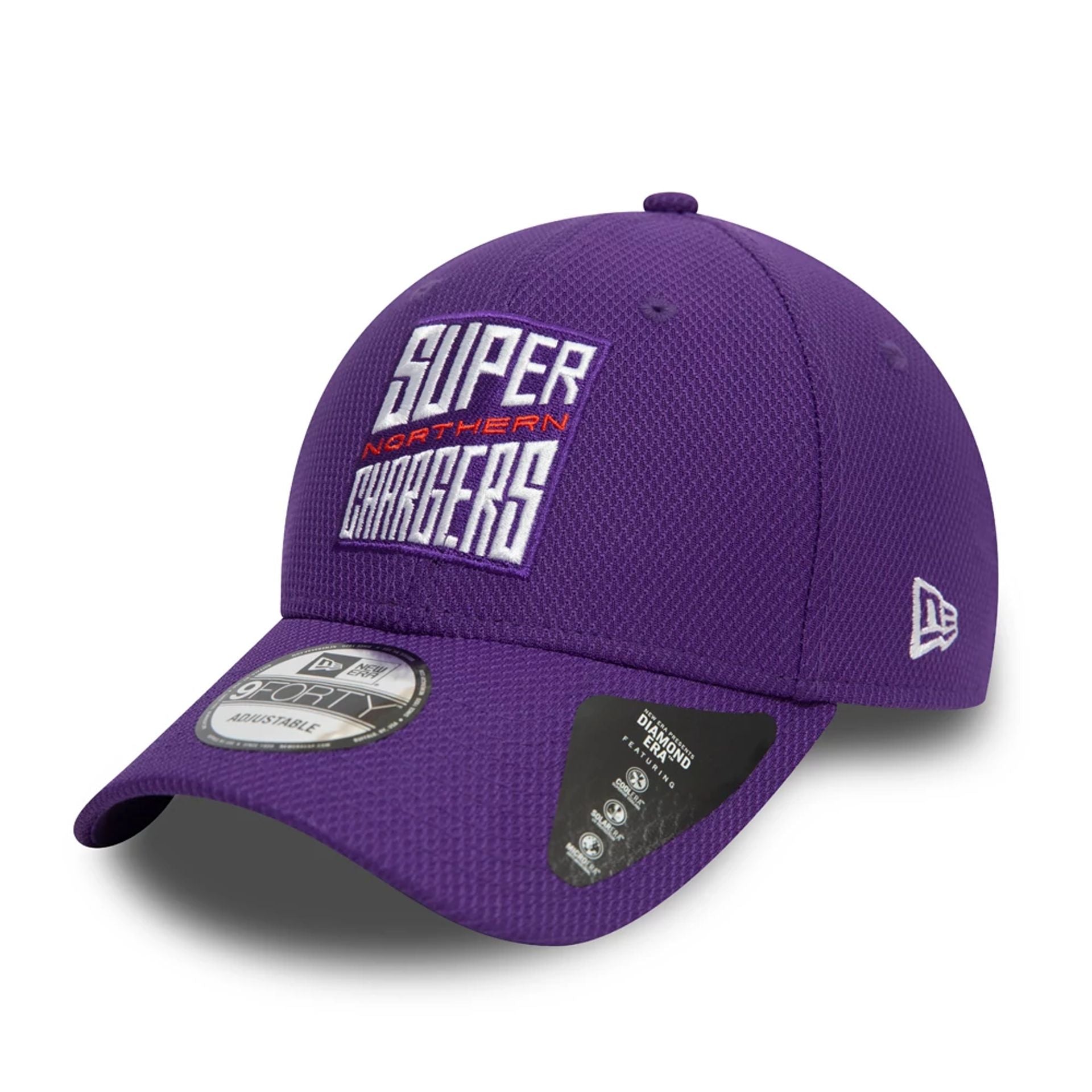 This is a Super Northern Chargers The Hundred Diamond Era Purple 9FORTY Cap 1