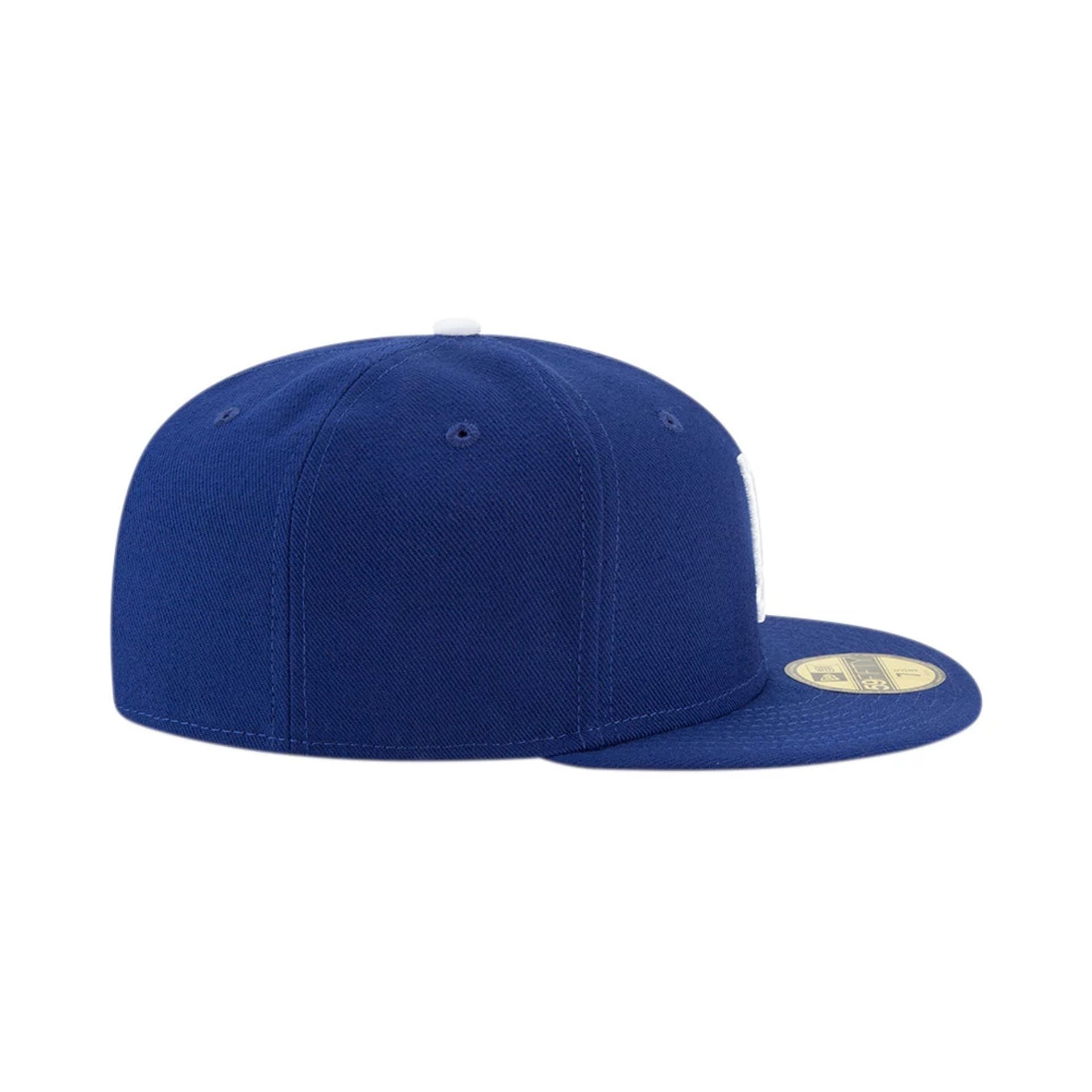 This is a LA Dodgers Authentic On Field Game Blue 59FIFTY Cap 2