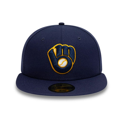 This is a Milwaukee Brewers AC Perf Navy 59FIFTY Cap 4