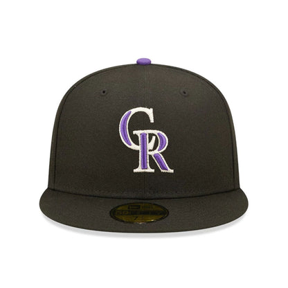 This is a Colorado Rockies Authentic On Field Black 59FIFTY Cap 3