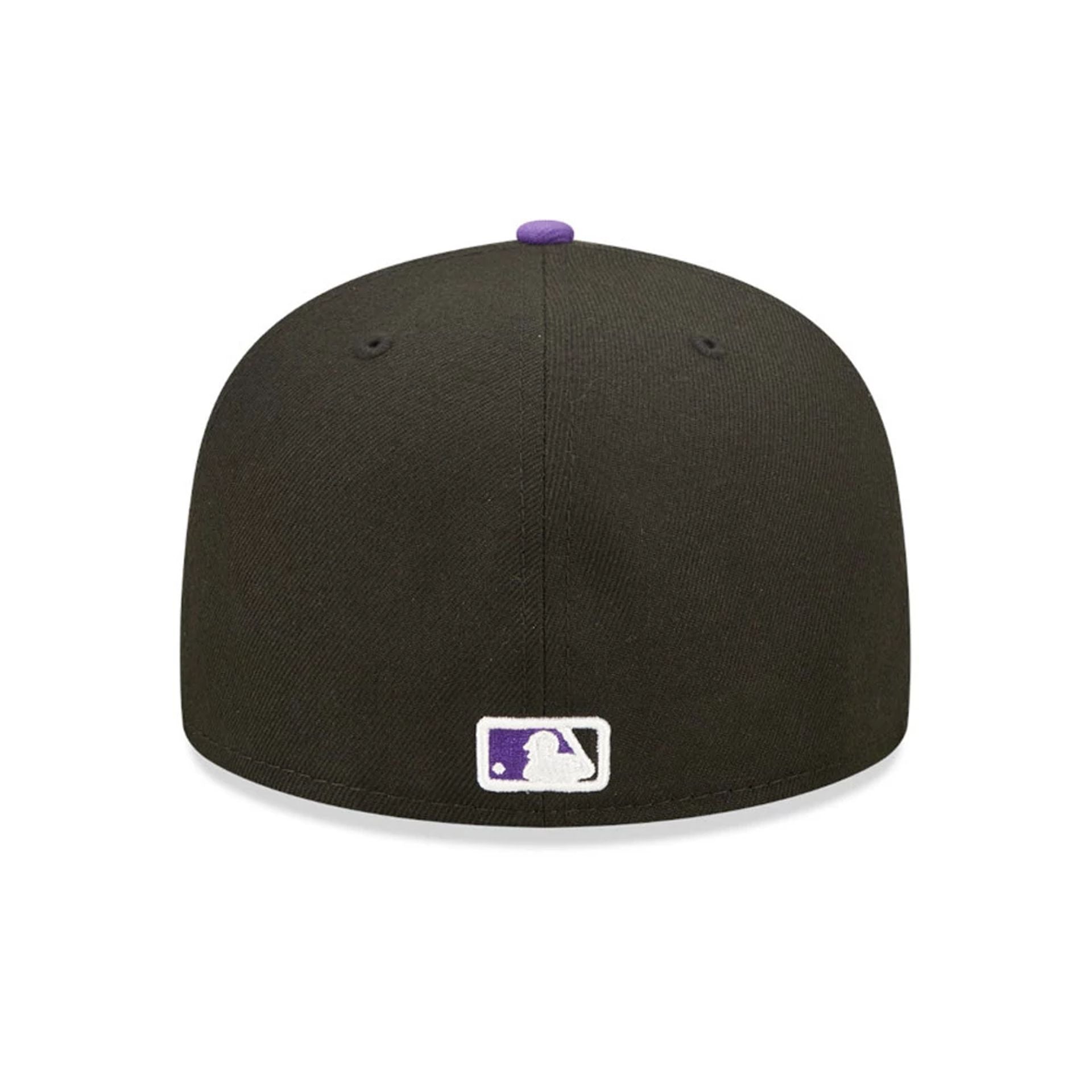 This is a Colorado Rockies Authentic On Field Black 59FIFTY Cap 5