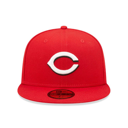 This is a Cincinnati Reds AC Perf Red 59FIFTY Cap 3