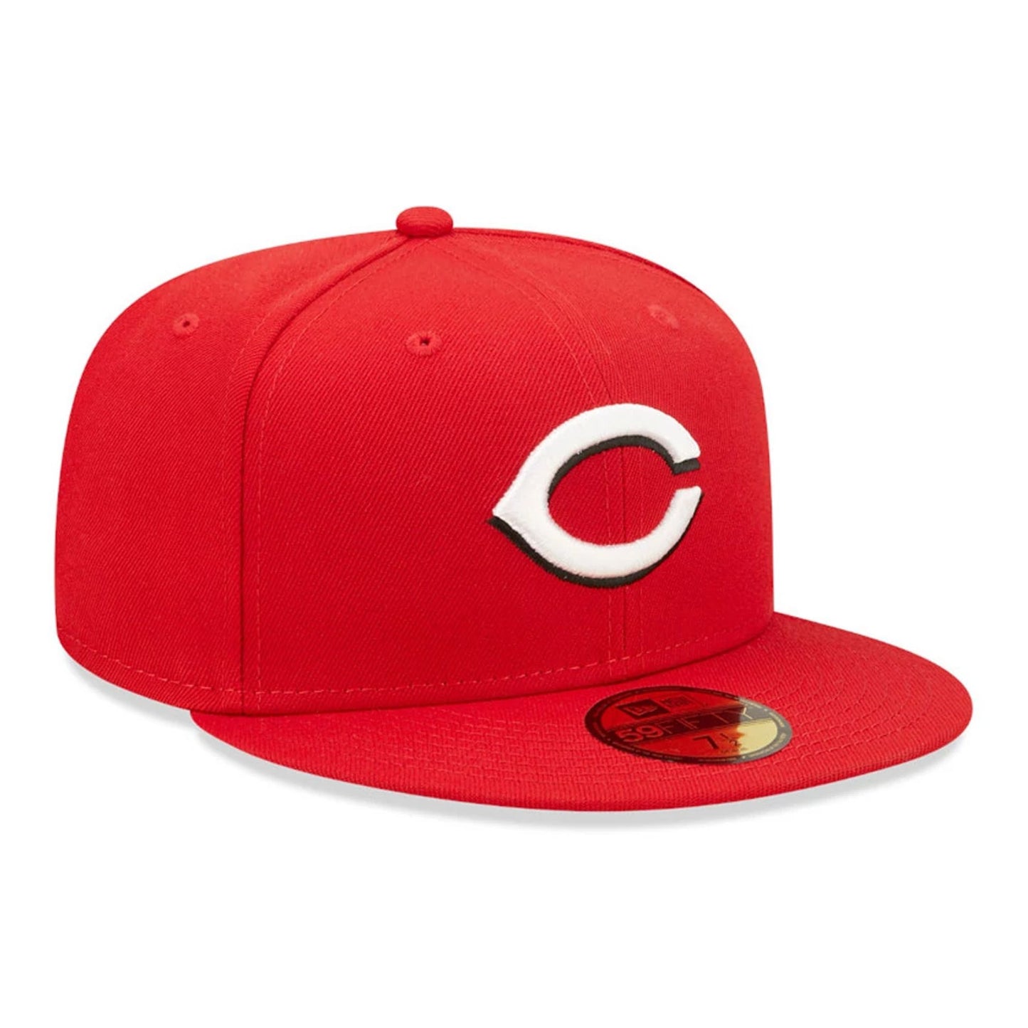 This is a Cincinnati Reds AC Perf Red 59FIFTY Cap 4