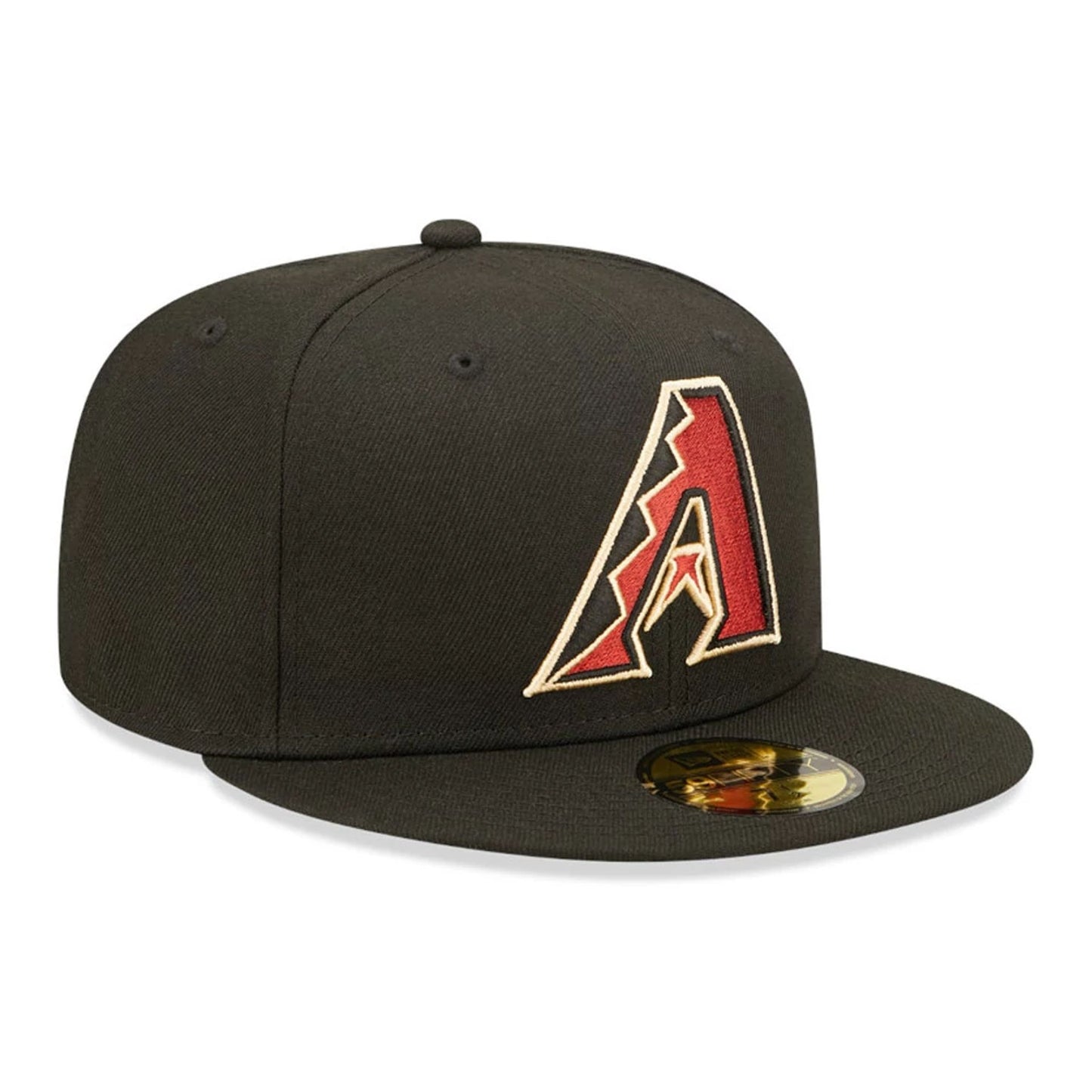 This is a Arizona Diamondbacks Authentic On Field Game Black 59FIFTY Fitted Cap 4