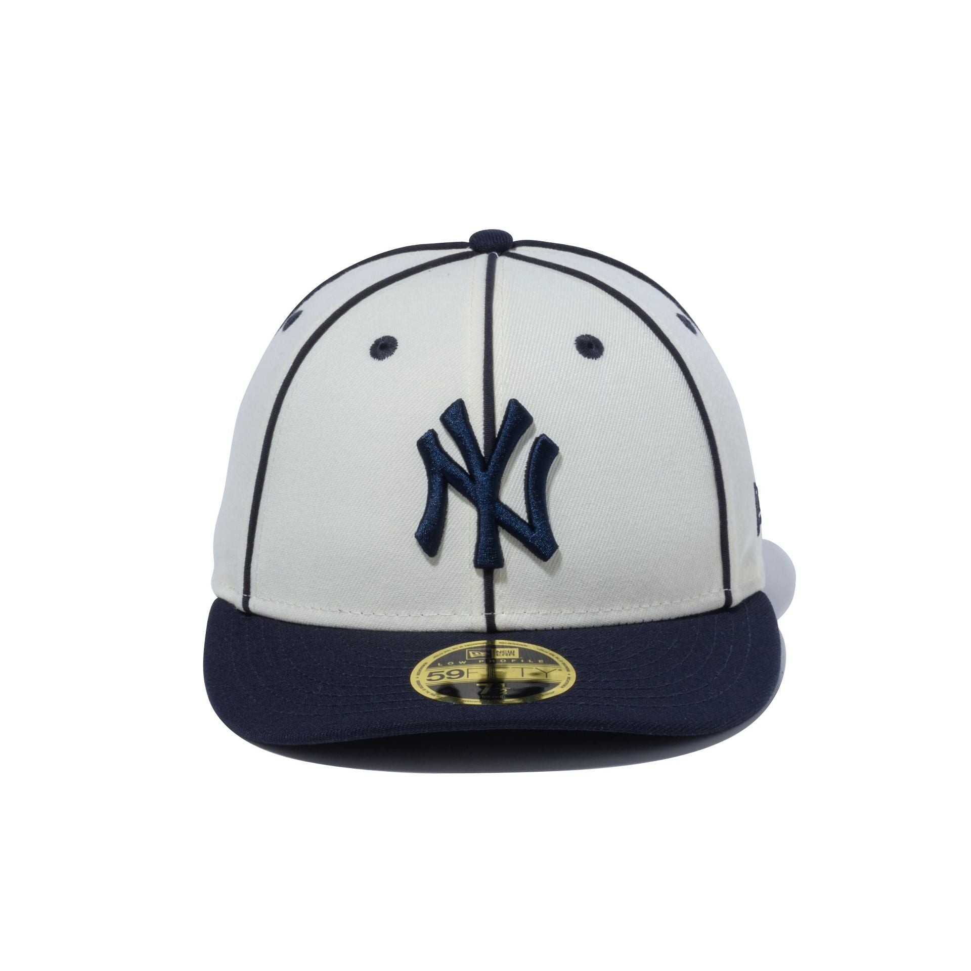 This is a New York Yankees Japan MLB Piping White Low Profile 59FIFTY Fitted Cap 2