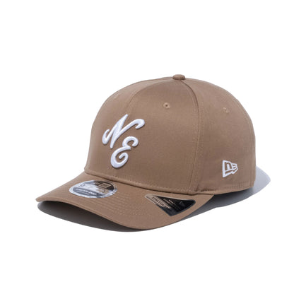 This is a New Era Japan Classic Logo Brown 9FIFTY Stretch Snap Cap 3