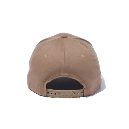 This is a New Era Japan Classic Logo Brown 9FIFTY Stretch Snap Cap 7