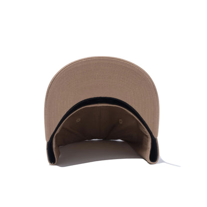 This is a New Era Japan Classic Logo Brown 39THIRTY Stretch Fit Cap 6