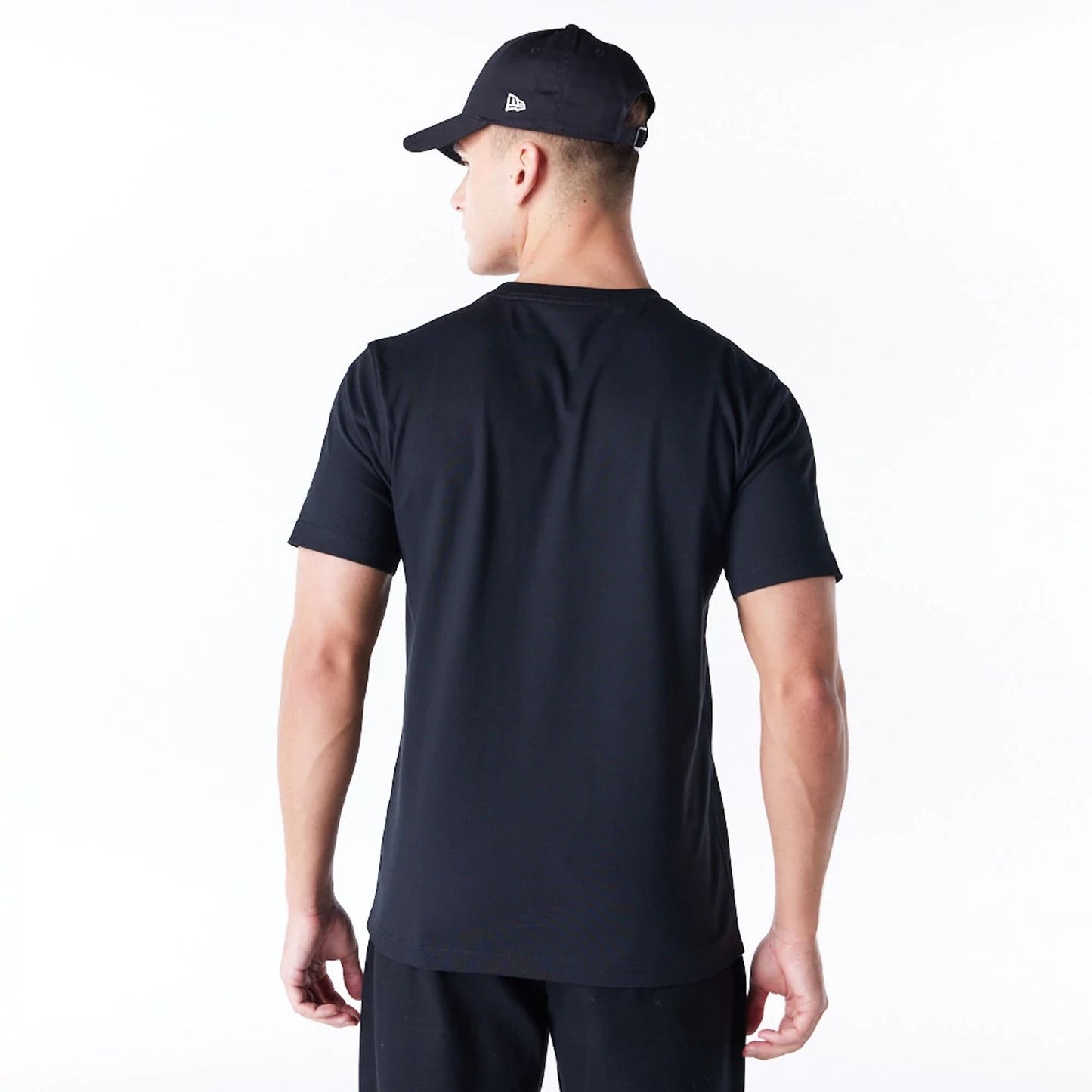 The Male model is wearing New Era Year Of The Dragon Black T-Shirt 6