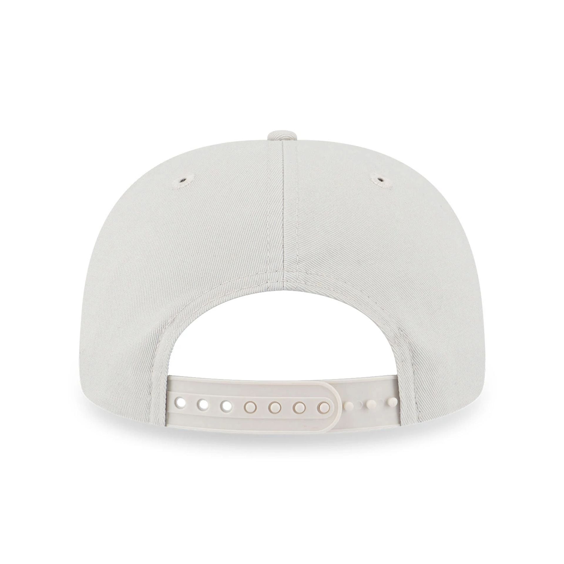 This is a Las Vegas Raiders Pre-curved League Retro Cream 9FIFTY Original Fit Snapback Cap 5