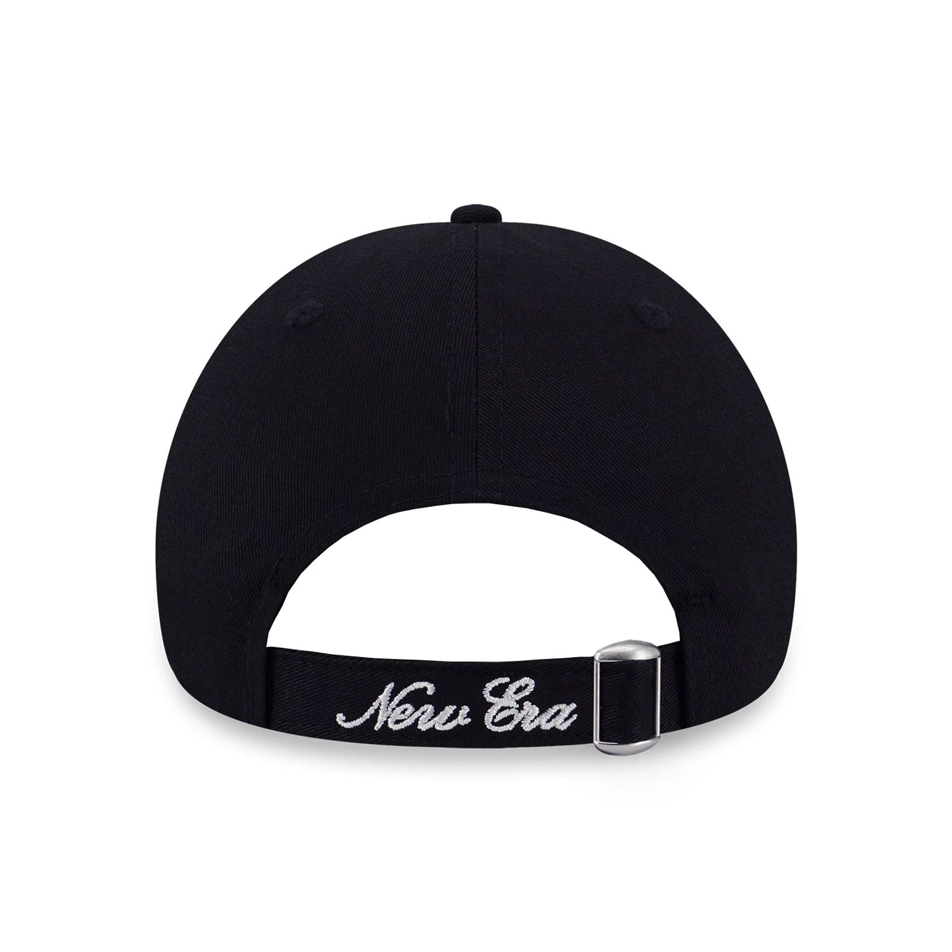 This is a New Era Basic Black 9FORTY Adjustable Cap 4