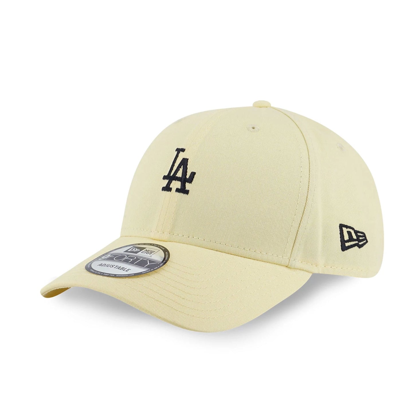 This is a LA Dodgers Colour Era Pastel Yellow 9FORTY Adjustable Cap 1