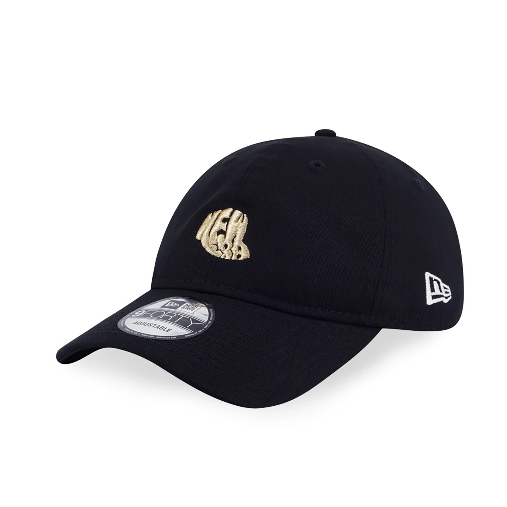 This is a New Era Originators Navy Unstructured 9FORTY Adjustable Cap 1