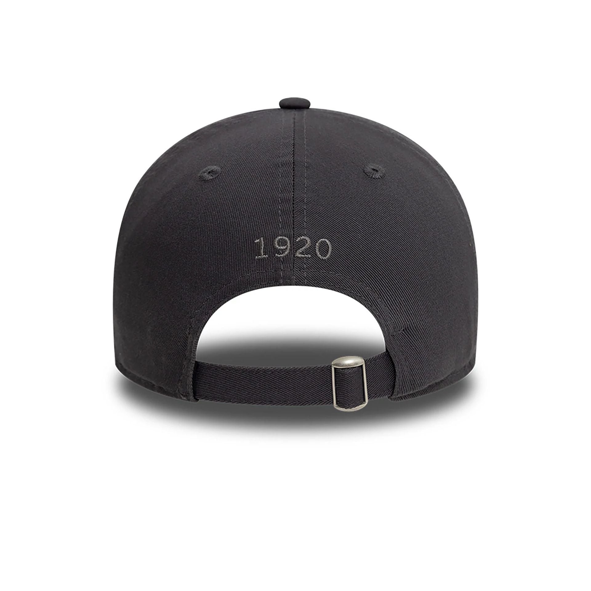 This is a New Era Basic Graphite Dark Grey 9FORTY Adjustable Cap 5