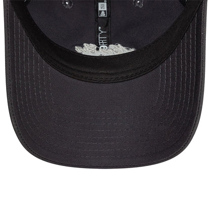 This is a New Era Basic Graphite Dark Grey 9FORTY Adjustable Cap 4