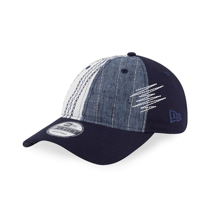 This is a New Era Boro Contemporary Navy Unstructured 9FORTY Adjustable Cap 1