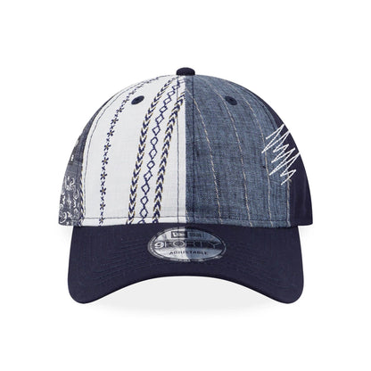 This is a New Era Boro Contemporary Navy Unstructured 9FORTY Adjustable Cap 2