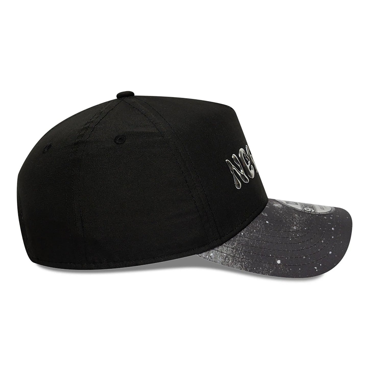 This is a New Era Cosmic Space Black 9FORTY A-Frame Adjustable Cap 4