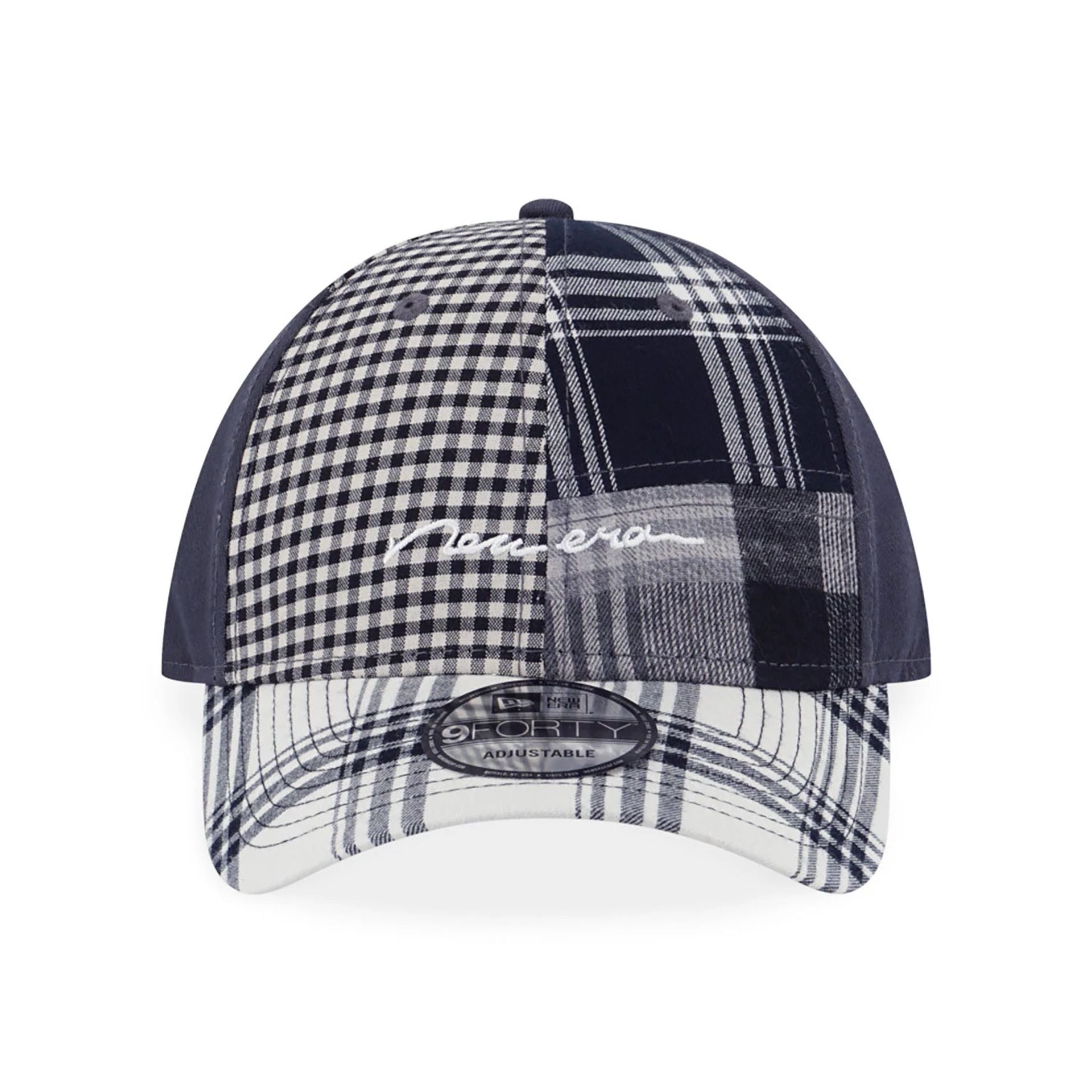 This is a New Era Preppy Dark Grey 9FORTY Adjustable Cap 2