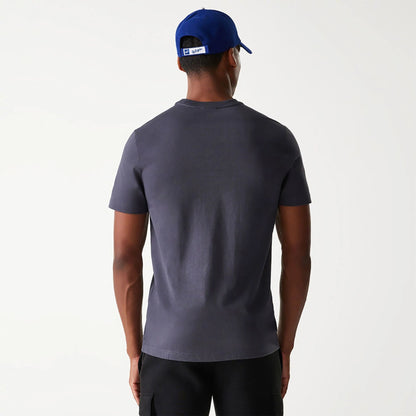 The Male model is wearing LA Dodgers Cosmic Space Dark Grey T-Shirt 2