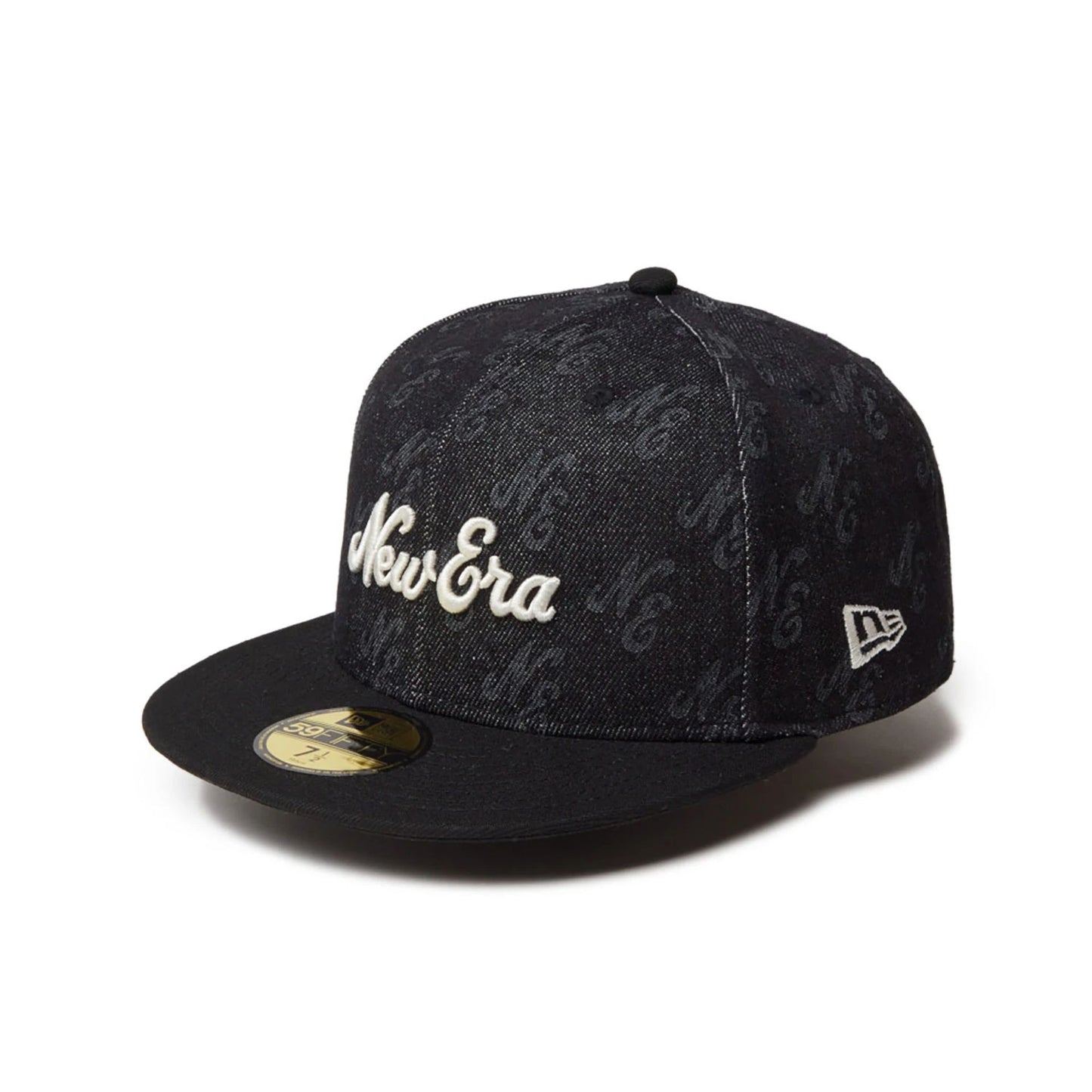 This is a New Era Japan Laser Burn Out Black 59FIFTY Fitted Cap 1