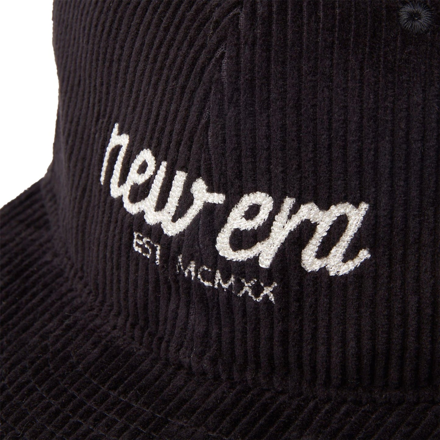 This is a New Era Japan 8W Corduroy Black 59FIFTY Fitted Cap 5