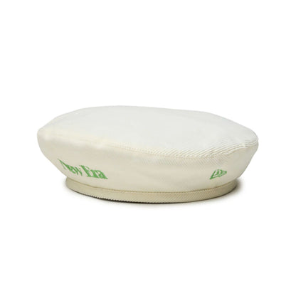 This is a New Era Japan Micro Corduroy White Beret Hat 1