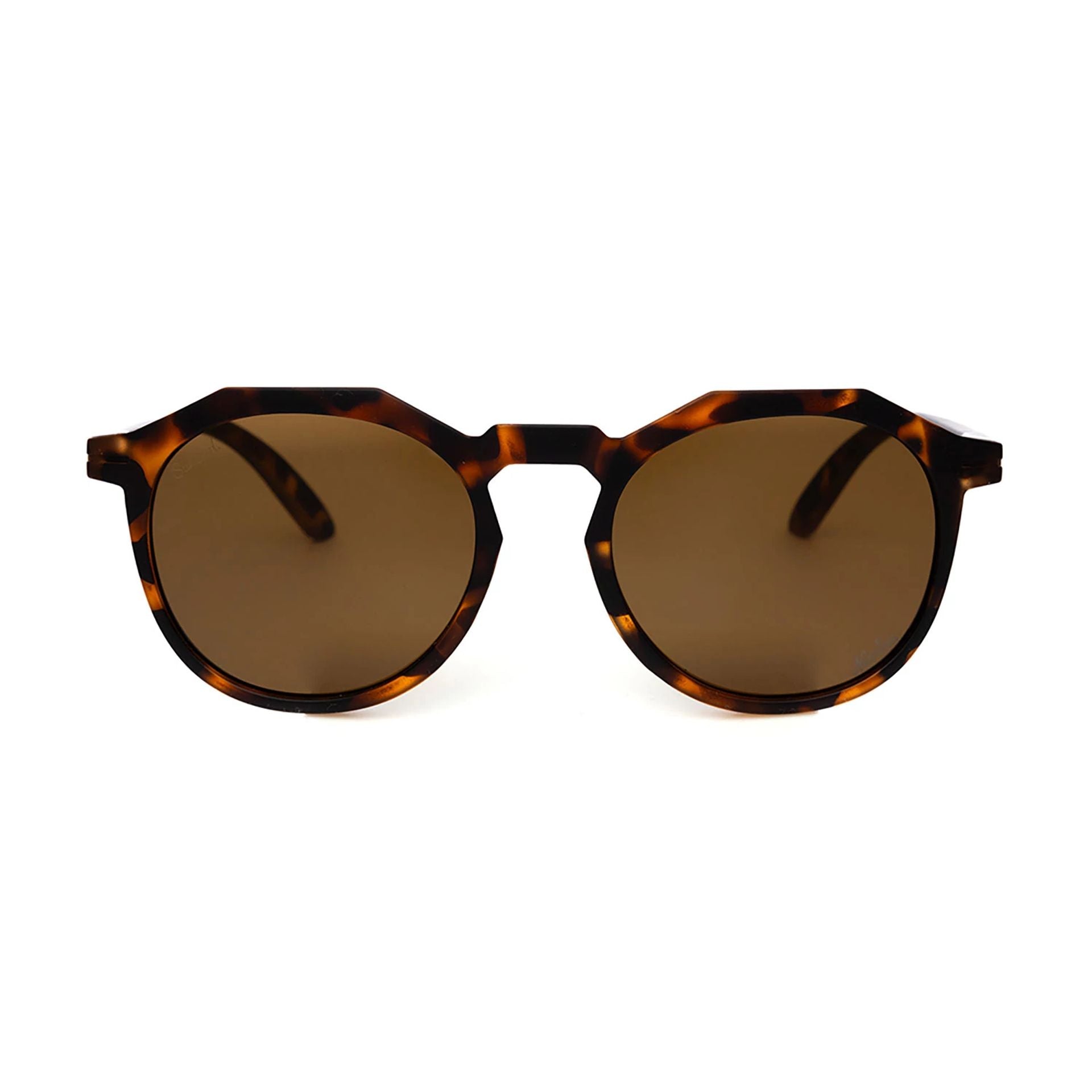 This is a SunGod x New Era Zephyrs™ Brown Tortoiseshell Sunglasses 5