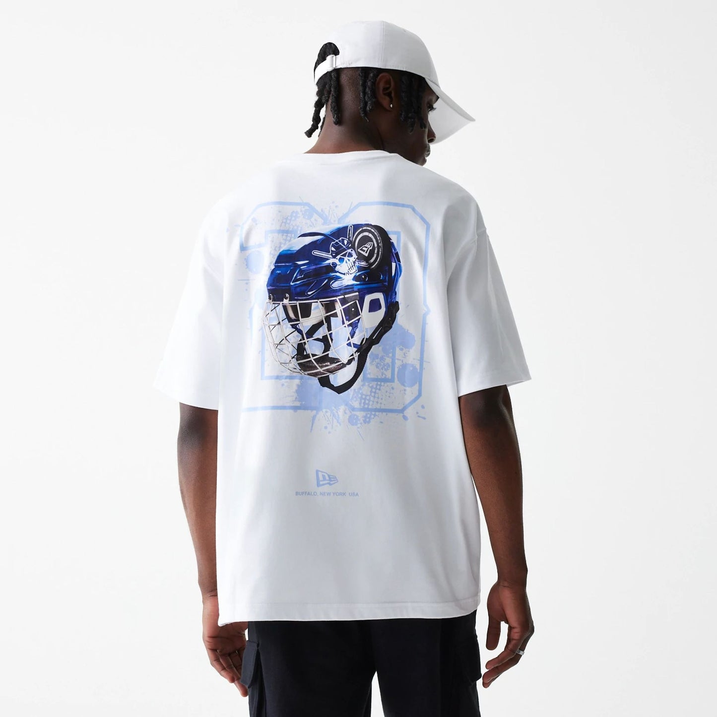 New Era Street Dangle White Oversized T-Shirt  2