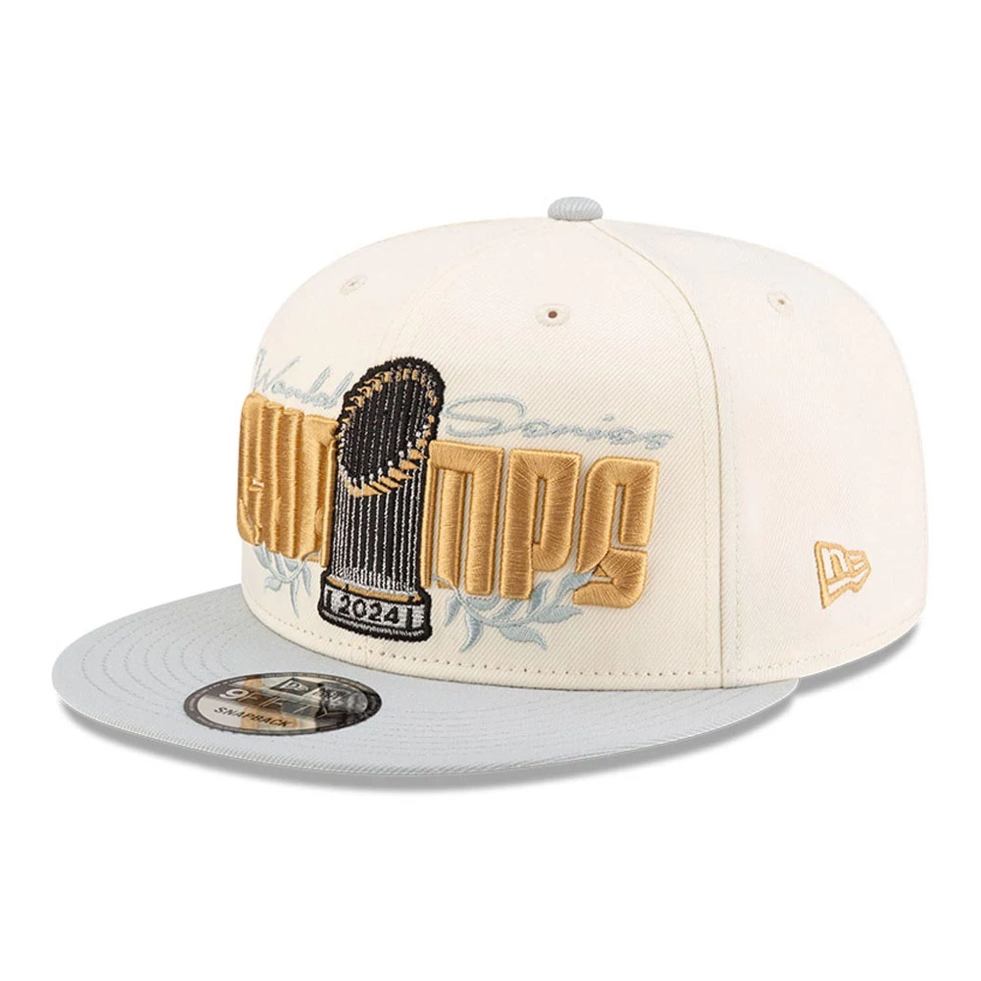 This is a LA Dodgers MLB Parade 2024 White 9FIFTY Snapback Cap 4