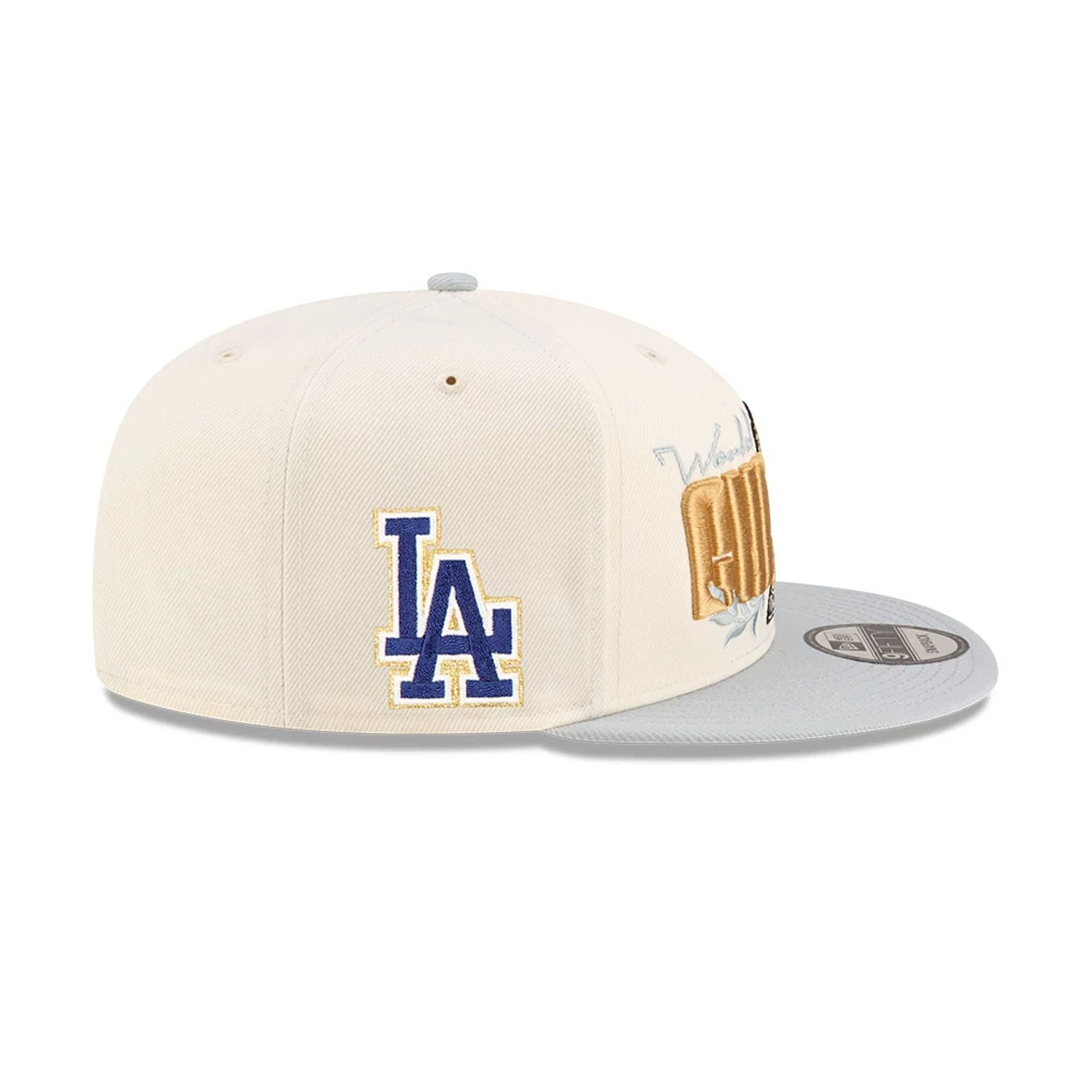 This is a LA Dodgers MLB Parade 2024 White 9FIFTY Snapback Cap 5