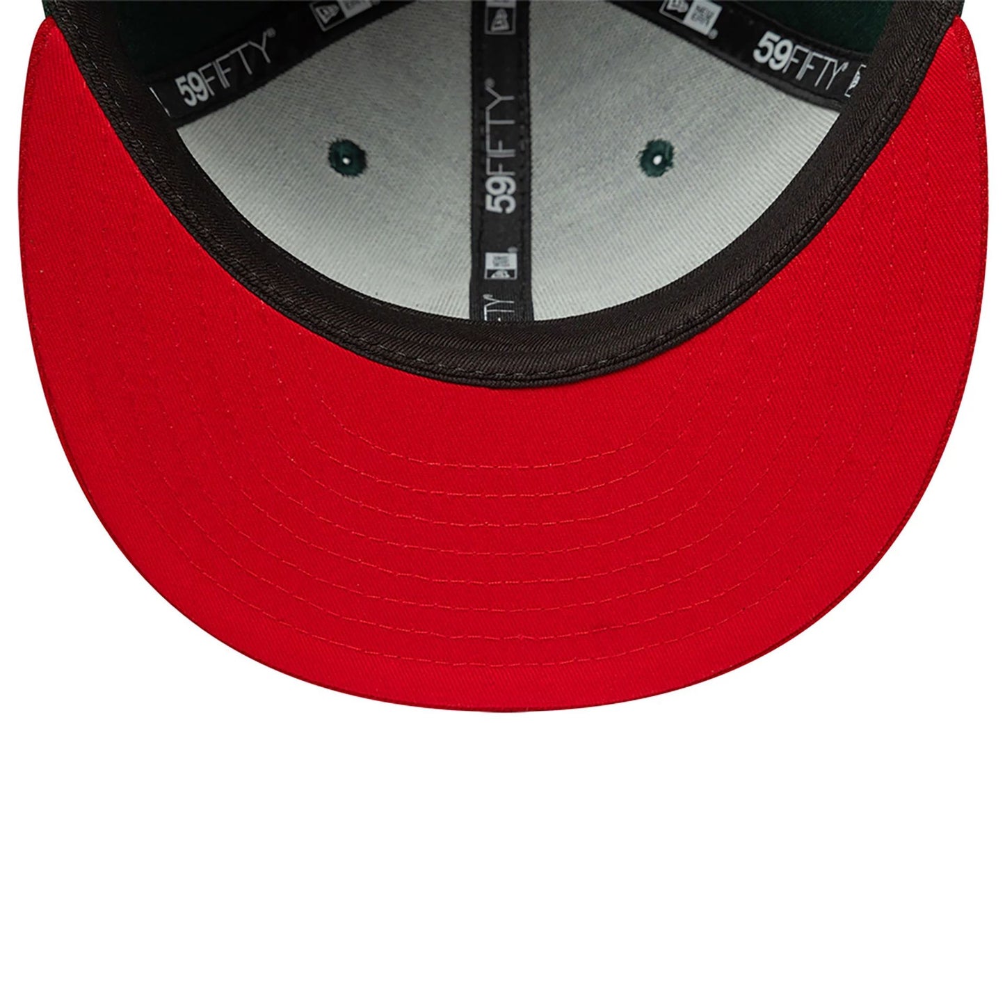 This is a New Era Holiday Green 59FIFTY Fitted Cap 4