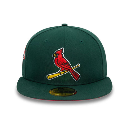 This is a St. Louis Cardinals World Series Green 59FIFTY Fitted Cap 7