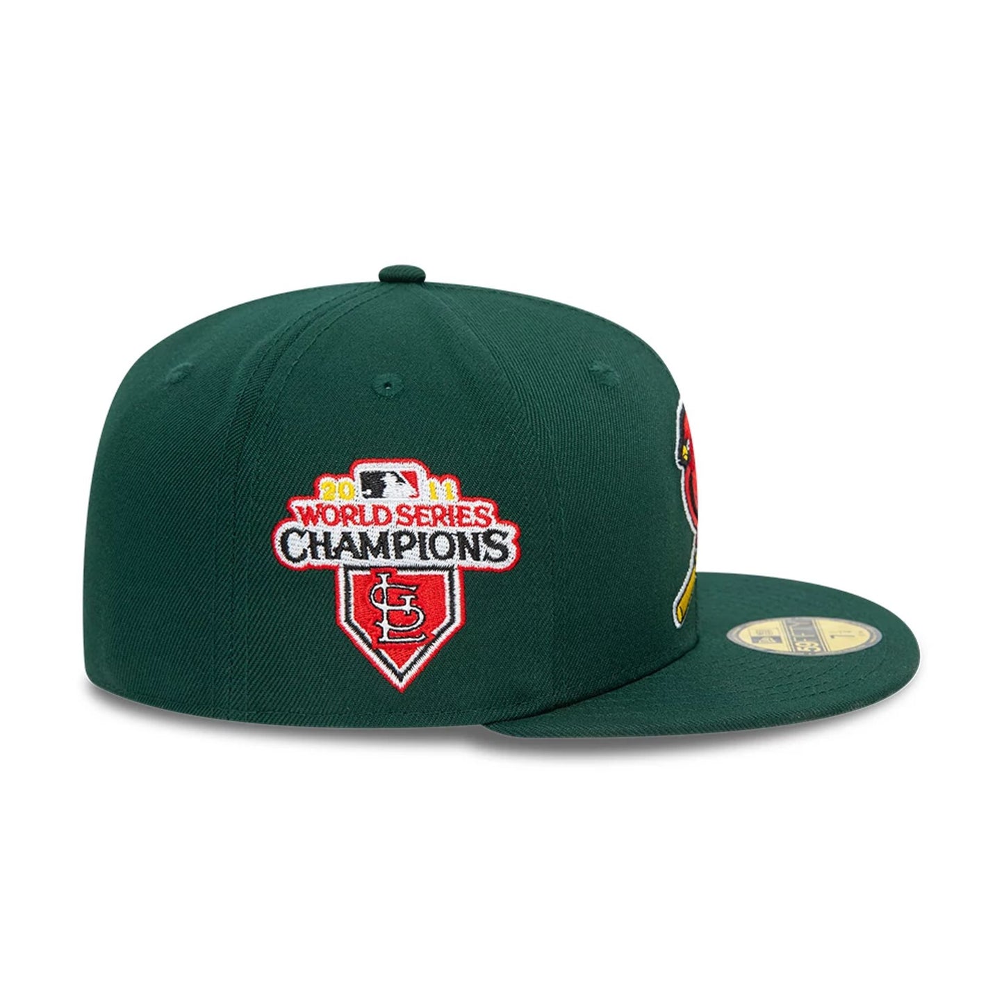 This is a St. Louis Cardinals World Series Green 59FIFTY Fitted Cap 3