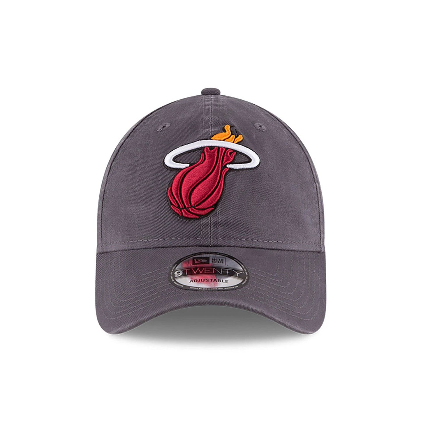 This is a Miami Heat NBA Core Classic Dark Grey 9TWENTY Adjustable Cap 2